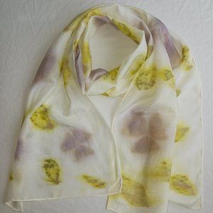 100% silk scarf